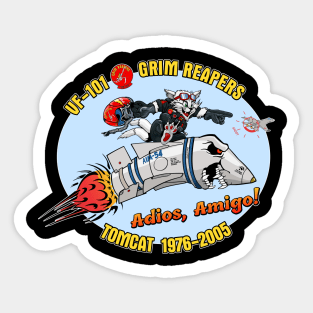 VF-101 Grim Reapers Nose Art Variation Sticker